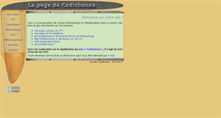 Desktop Screenshot of cadichonne.net